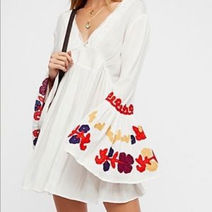 Free People Love Embroidered Tunic